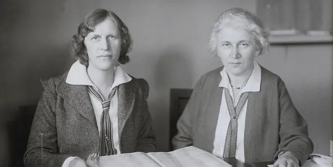 Elsa och Wilma Långbers