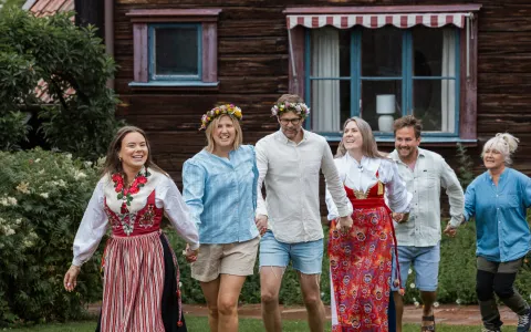Midsommarfirande på Klockargården