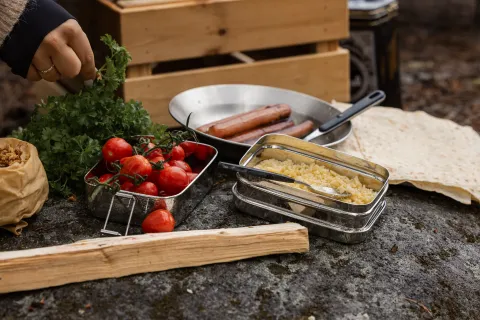 Matlagning i naturen.