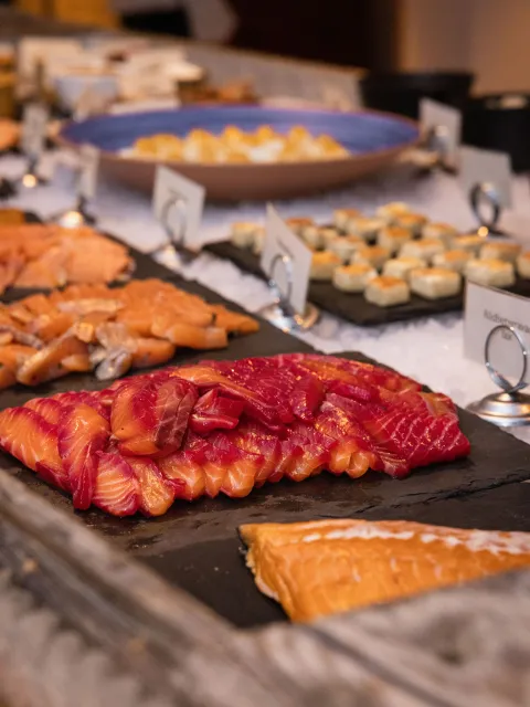 Julbord på Villa Långbers.