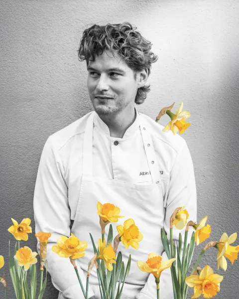 Kocken Albin Edberg.